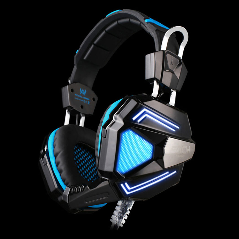 EACH G5200 Gaming Headset 7.1 Surround Vibration Sound Stereo Bass Game Headphone with Mic For PC Gamer  With Colorful Breathing