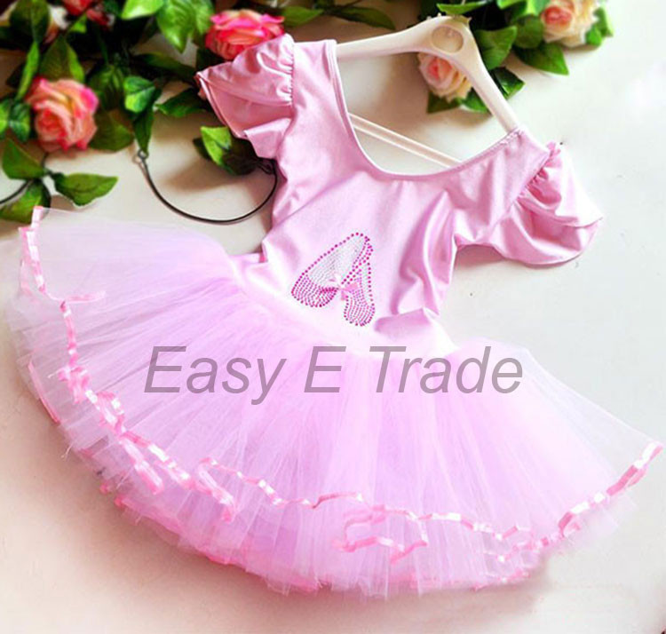 2015 Cute Girls Ballet Dress For Children Girl Dance Clothing Kids Ballet Costumes For Girls Dance Leotard Girl Dancewear 