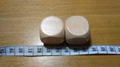 Free shipping 2pcs 6 sided 25mm wooden blank dice can be DIY carved by yoursef for
