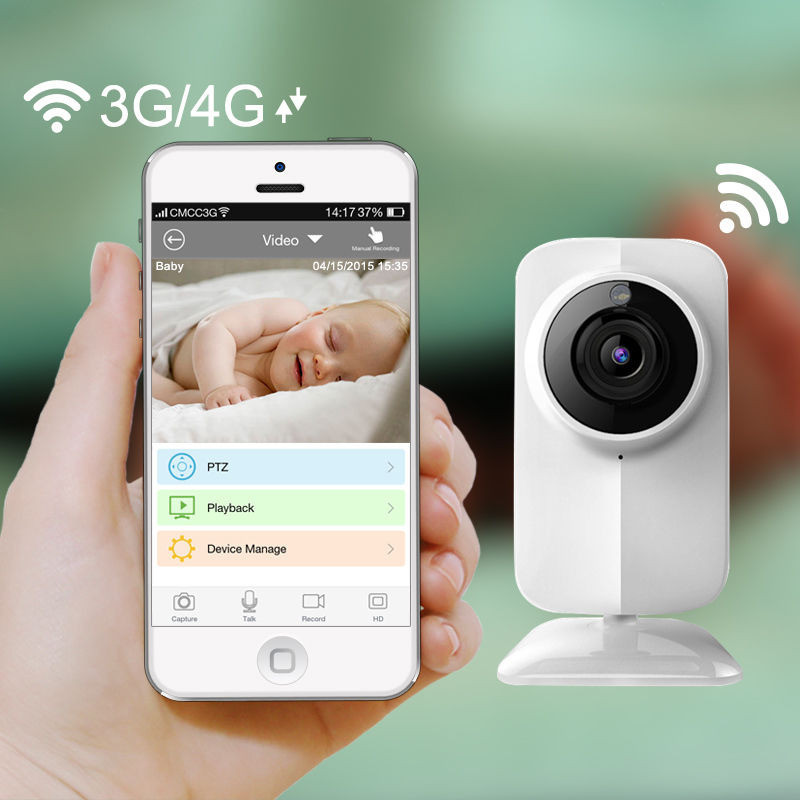 New Arrival Wireless Wifi Baby Monitor Video 720P IP Camera Baby Eletronic support Night Vision TF slot for iPhone Android PC
