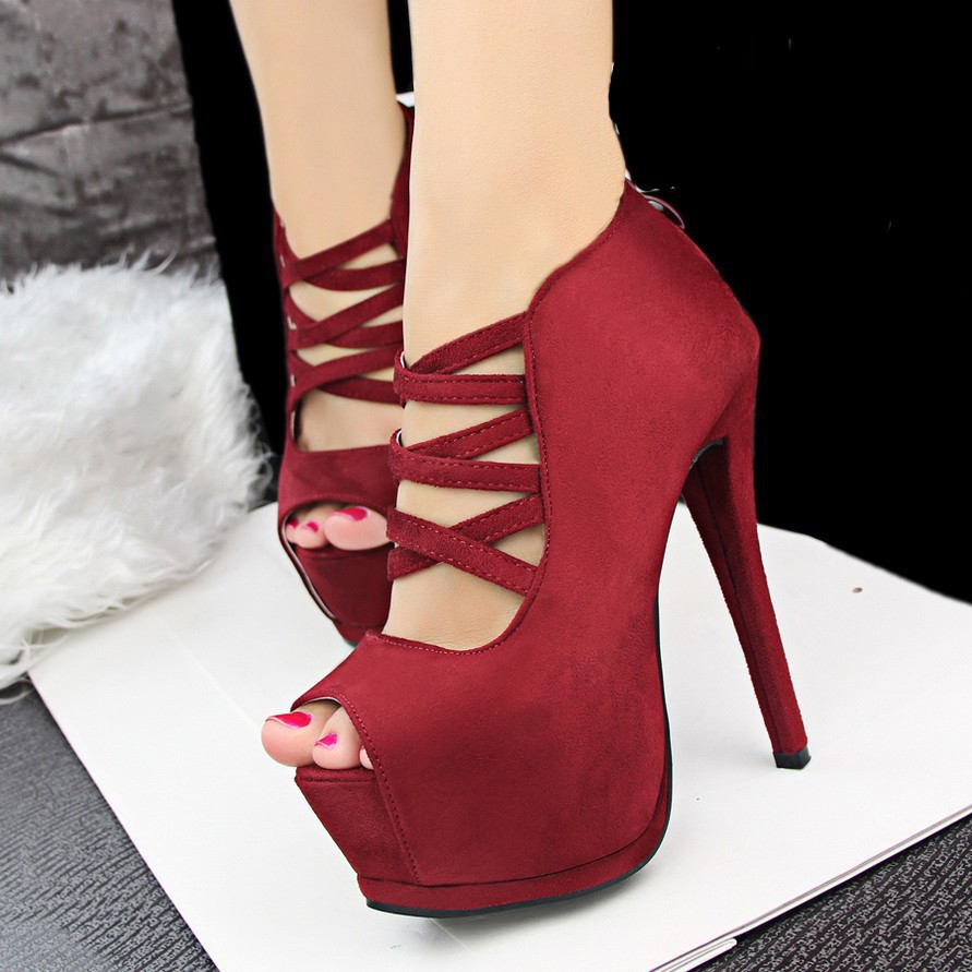 ... Summer Shoes Peep Toe Platform Sandals Wedding Shoes Female Shoes