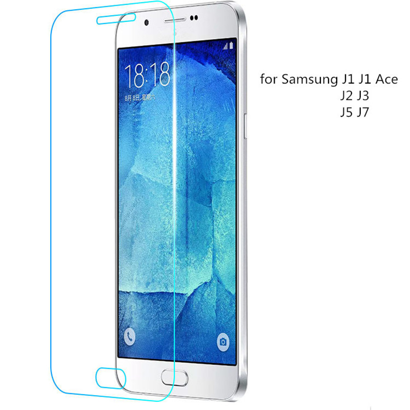 Бесплатная Доставка Настоящее Премиум Закаленное Стекло HD Ясно 2.5D Протектор Экрана для Samsung Galaxy J1 J2 J3 J5 J7 Защитная Пленка Гвардии