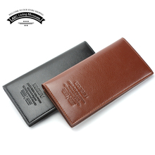 Brand new mens wallet leather genuine and pu without zipper designs man wallet with card holder