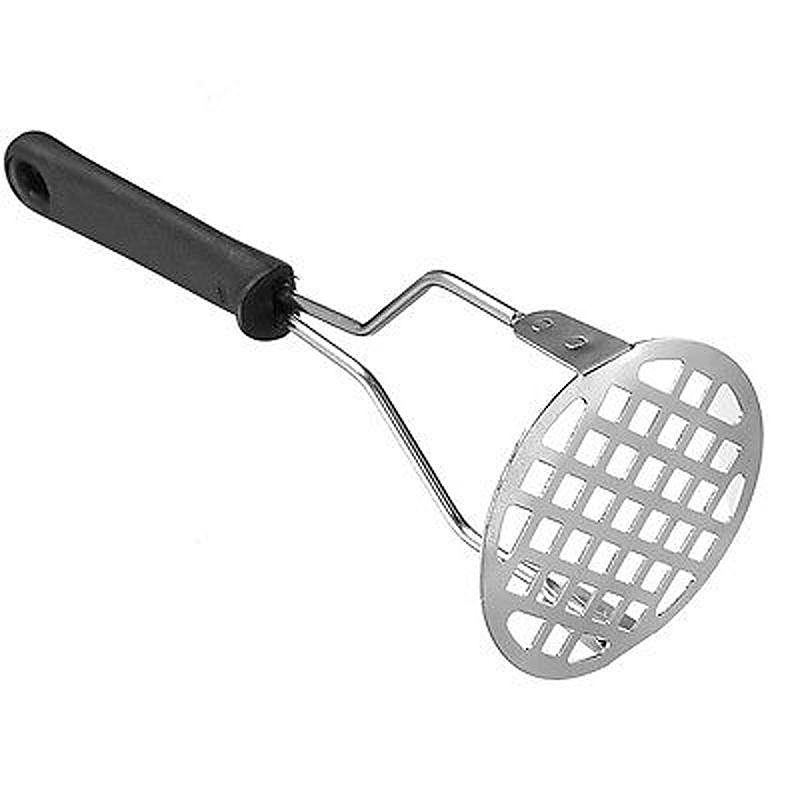 1Pc Stainless Steel Potato Ricer Handheld Vegetable Fruit Grinding Masher Multifunction Kitchen Tools Random Color