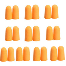ONLY 10Pairs Soft Foam Ear Plugs Tapered Travel Sleep Noise Prevention Earplugs
