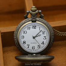 Antique Bronze Big Playing Cards Pocket Watch Hand Cards Large Vintage Pocket Watch With Chain Reloj