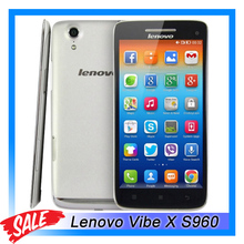 Original Lenovo Vibe X S960 3G 5” 1920×1080 RAM 2GB ROM 16GB Android 4.2 Smart Phone MTK6589W Quad Core 1.5GHz 13MP WCDMA GSM