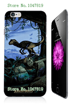 Mobile Phone Case Retail 1pc Jurassic world Movie Design Protective White Hard Case For Iphone6 6th Free Shipping
