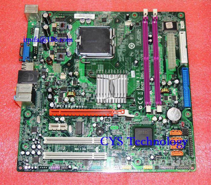 Aliexpress.com : Buy Free shipping for ACER EG31M V.1.1 desktop motherboard for ASPIRE M1831