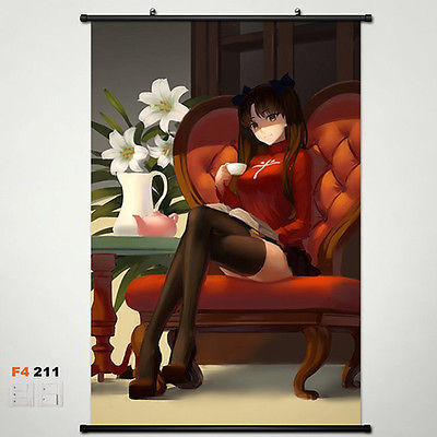 Home Decor Anime Fate stay Night Tohsaka Rin Poster Scroll Japanese Cosplay A N1
