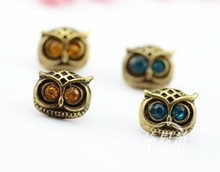 ea230 Fashion Hot Selling 2015 New Style Earings Jewelry Retro Silver Cute Lovely Big Eye Owl