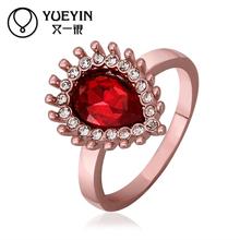 R561 Wholesale Cheap Price High Quality New Fashion Jewelry 18K Gold Plated Ruby Ring For Women