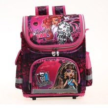 Kids school Backpack monster high butterfly winx EVA FOLDED orthopedic Children School Bags for boys and