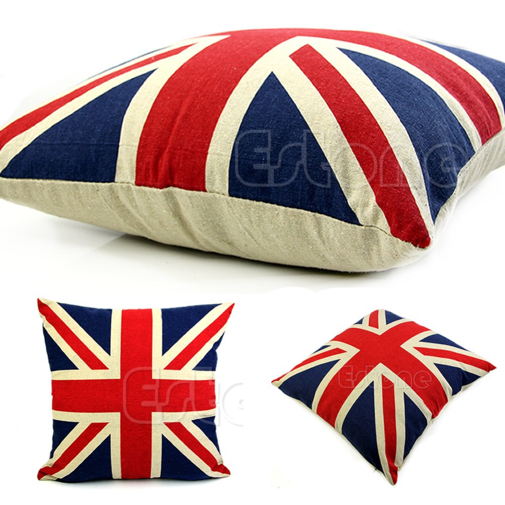   Coussin decoratif 16    britannique drapeau-- oreiller