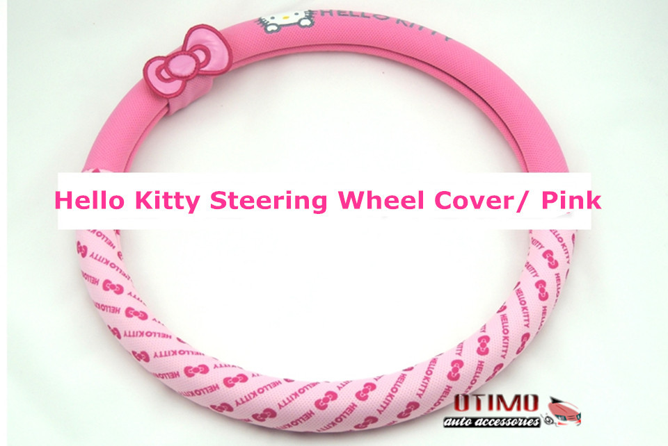 Hello Kitty Car Steering Wheel Cover 1