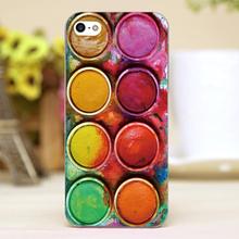 Paint box Design Customized transparent case cover cell mobile phone cases for Apple iphone 6 6plus hard shell