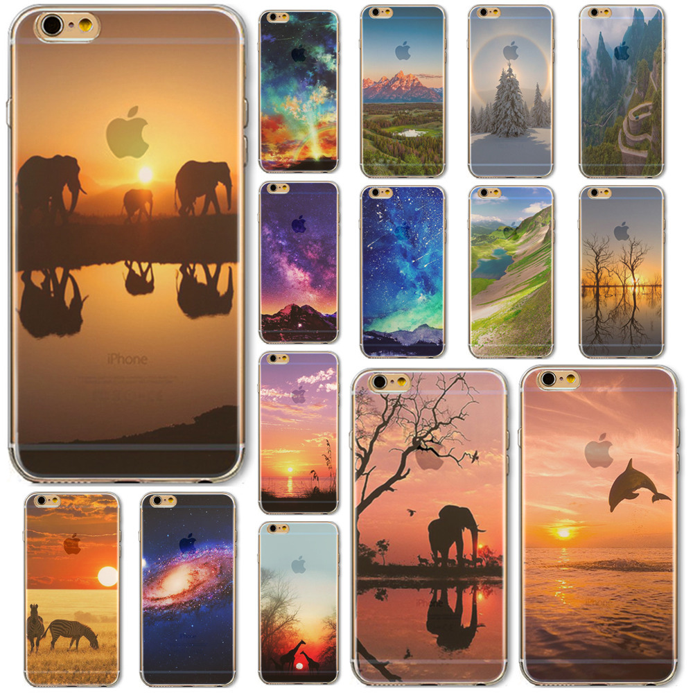 Hot Sale Beautiful Lake Case For iPhone 6 4 7 For 6s Phone Soft Thin Case