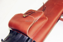 Longbowmaker Wonderful Handmade Black Cow Leather Arrows Back Quiver CQ13