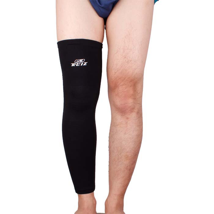 Elastic Sports Leg Knee Support Brace Wrap Protector Knee Pads Sleeve Cap Patella Guard Volleyball Long Knee 707 - Black - 1PCS