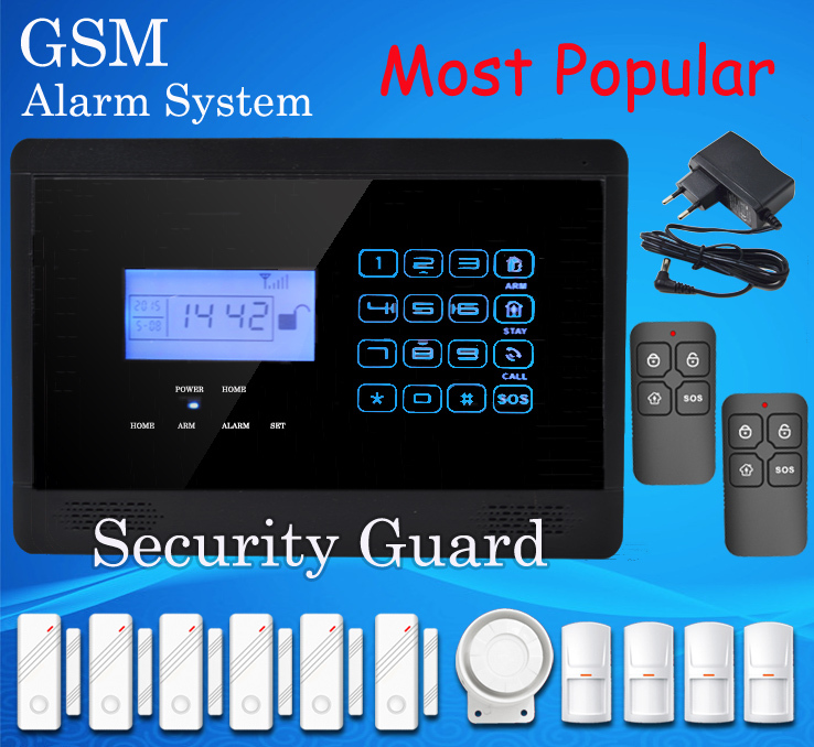 Free Shipping wholesale Wireless GSM Alarm System ...