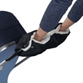 Baby Buggy Clutch Cart Muff Gloves Stroller Warmer Gloves Pushchair Hand Muff Waterproof Pram Accessory Black