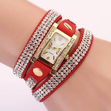 77 Fashion 2015 New 11 Colors Luxury Leather Casual Gold Wristwatch Watch Women Dress Watches Wrist