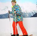 For 30 Degree Warm Coat Sporty Ski Suit Waterproof Windproof Boys Girls Jackets Kids Clothes Sets