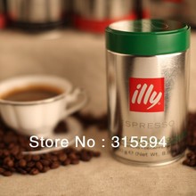 Free shipping illy coffee beans low caffeine 250g green can Certified Goods
