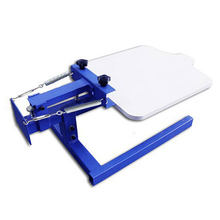 Manual 1 color Tshirt silk screen printing machine/ garment t shirt printing machine