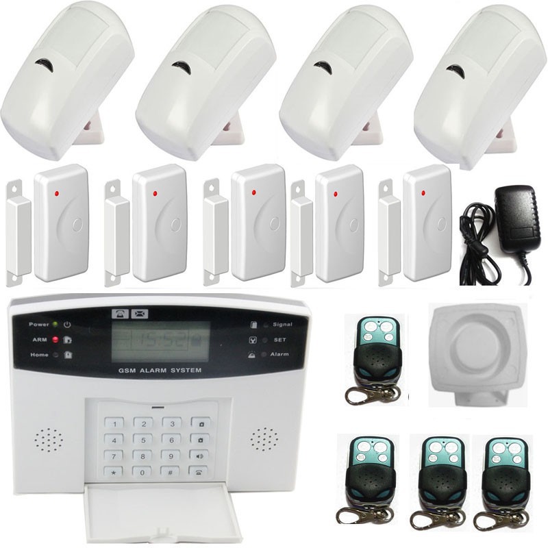 wireless gsm home alarm system