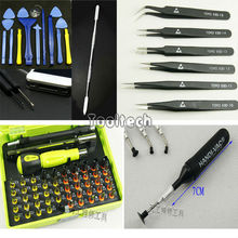 Free shipping hot 81 in1 Screwdrivers Set + Opening Pry Tools + Tweezers kit + Vacuum Sucker Pen Repairing Tools for iPhone iPad