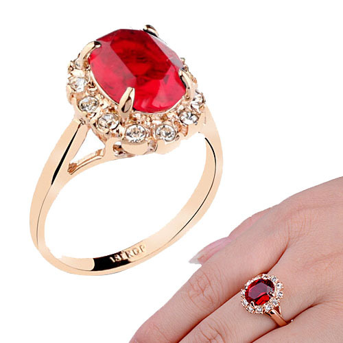 Rings K Gold Zirconia Rings K Gold Zirconia