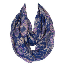 Designer Brand Fashion Infinity Scarfs Winter Warm Plaid Flower scarf Tube Tartan muffler For Women