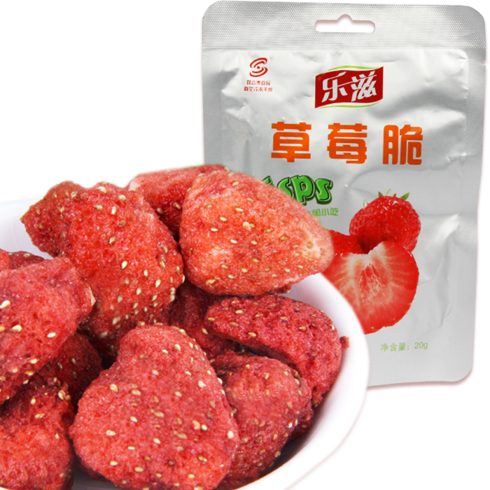 Freeze dried fruit chips strawberry dry dried fruit casual food 20g bag