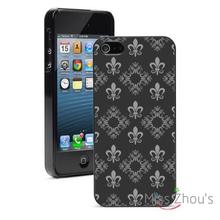 Damask Fleur De Lis Protector back skins mobile cellphone cases for iphone 4/4s 5/5s 5c SE 6/6s plus ipod touch 4/5/6