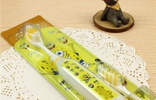 sponge bob toothbrush cartoon cute toothbrush electric toothbrush 1pack= a wand + 2 toothbrush heads SSC1157