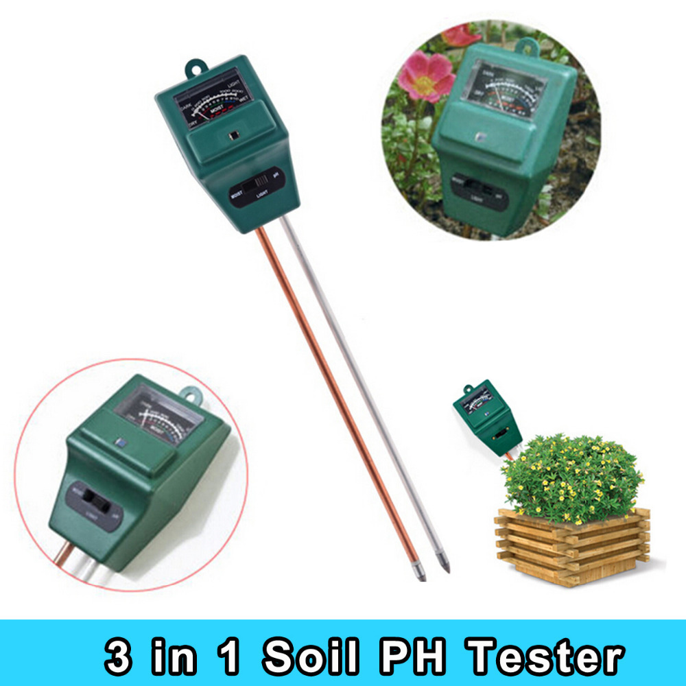 Garden tool 3 in 1 Plant Flowers Soil Test Kits PH Tester