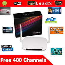 2015 Android Tv Box Q9 Android4.4 512M/8G Wifi + One Year Iptv Subscription Leadtv Iptv Account With 400 French Arabic Channels