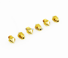 Freeshipping 10PCS Lot Reprap Prusa i3 3D Printer 0 3mm Extruder Brass Nozzle Print Head for