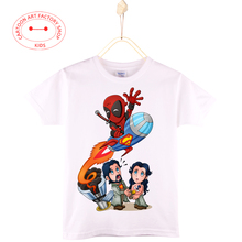 Bring that back SPIDER MAN MARVEL COMICS kids t-shirt Cartoon Print 100% cotton boys short Sleeve t shirt tops tee Free shipping