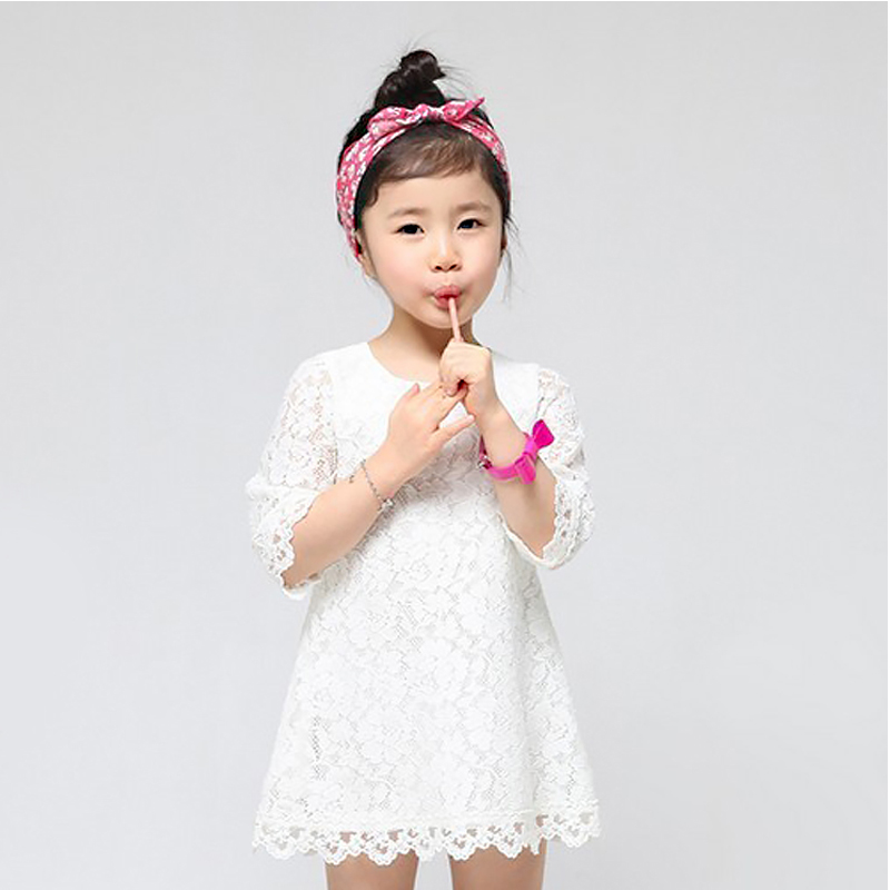 6 Colors New 2016 Casual Children Kids Girl s font b Dresses b font Spring Summer