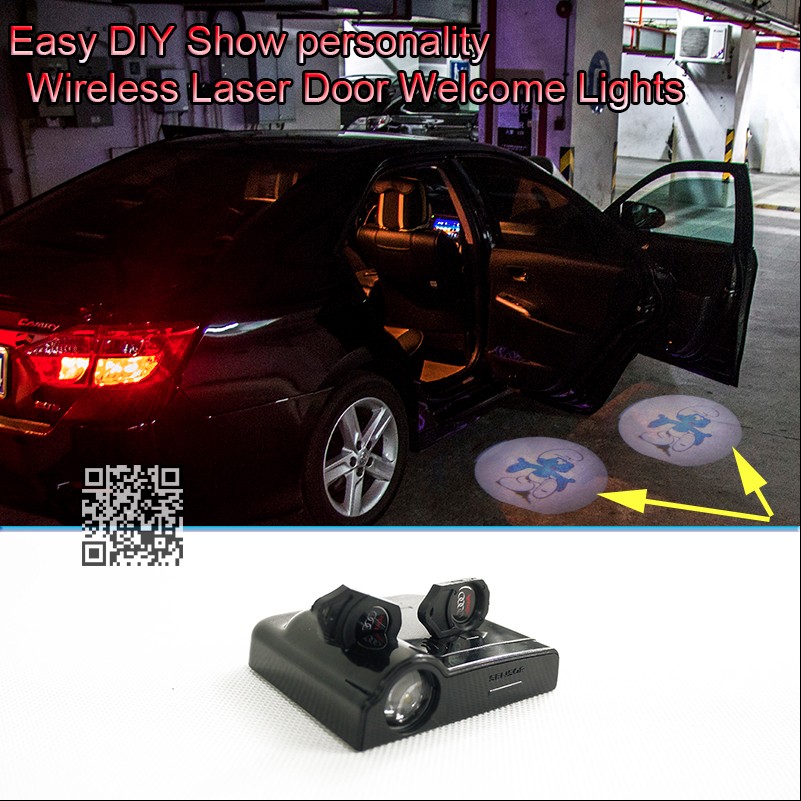 Audi A6 S6 RS6 C6 C7 car laser welcome light figure