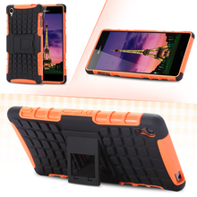 For Sony Xperia Z3 Shock Proof Protective Cases TPU Plastic Hybrid Mobile Phone Case Cover For