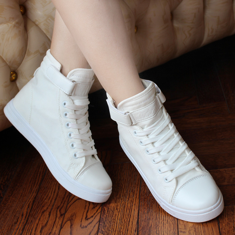 Flat High Top Canvas Women Shoes 17 Colors Spring Autumn Women s Flats Lace Up Casual