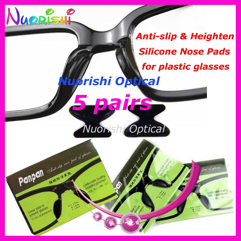 Buy 5 pairs T2000 Heighten Anti slip Silicone Nose