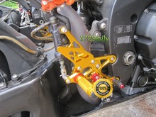 Aluminum CNC Adjustable Rearsets For Yamaha YZF R1 2007 2008 Footpeg Foot Rest FARYA004
