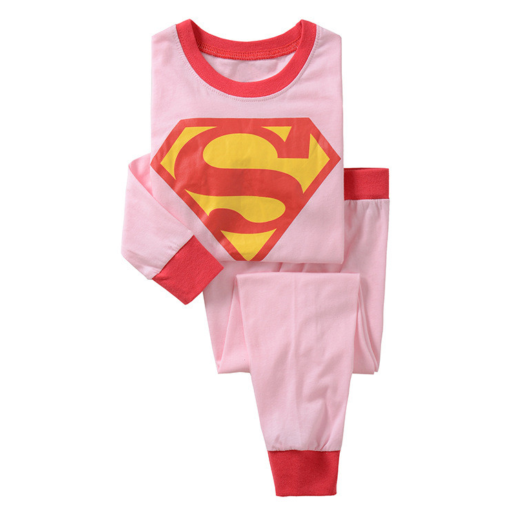 Children pajamas set kids baby girl Cartoon pajamas for Spiderman Sleepwear nightwear 2 piece set costume