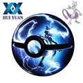 HUI YUAN Pokemon Crystal Pokeball Poke Ball 3D LED Night Light Desk Table Lamp USB AA