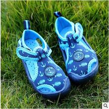 2016 Summer beach shoes soft Canvas kids Sandals flower & cartoon Baby Shoes children Sandals Summer Shoes boys sandals