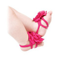 SCYL New Baby foot bands baby accessories girls Shoes bands Flower Design Infant Shoes Cotton Barefoot